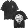 Washed Vintage Anime Junji Ito Spirale Uzumaki Kirie Goshima T-shirt Men Women Horror Manga Oversized T Shirts Y2k Streetwear