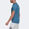 Мужская синяя теннисная спортивная футболка-поло adidas Gameset с логотипом, однотонная, с коротким рукавом HB9137