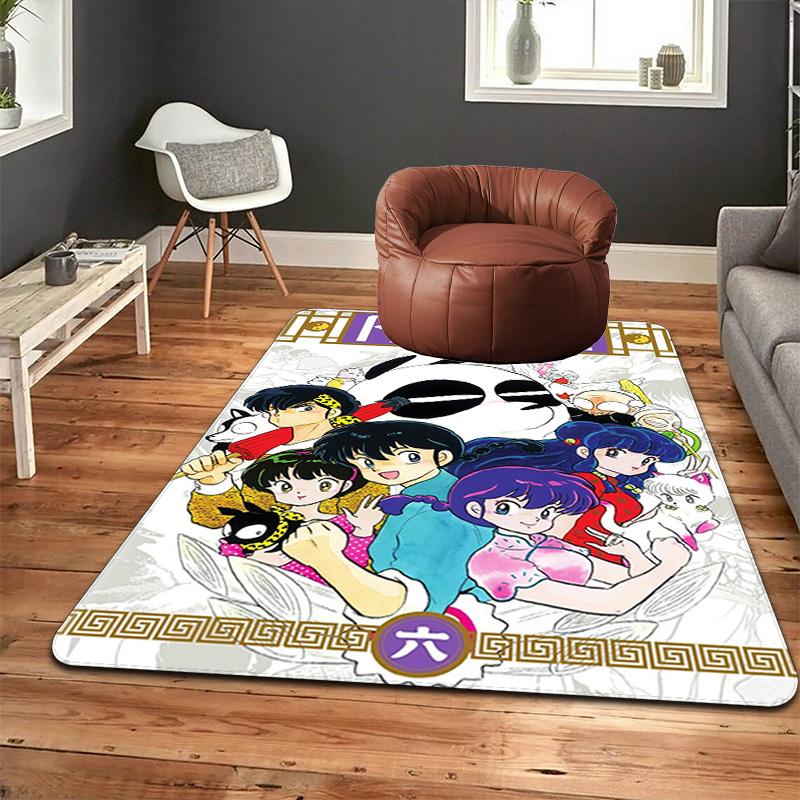 Ranma Rug Floor Mat for Living Room or Bedroom Soft and Comfortable Carpet a Gift for Birthday and Holiday.SFF0917184