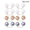 3/6/8PCS Double Head Pin Pearl Brooch Non-Slip Brooches New Waist Fastening Pins  Scarf Fastening