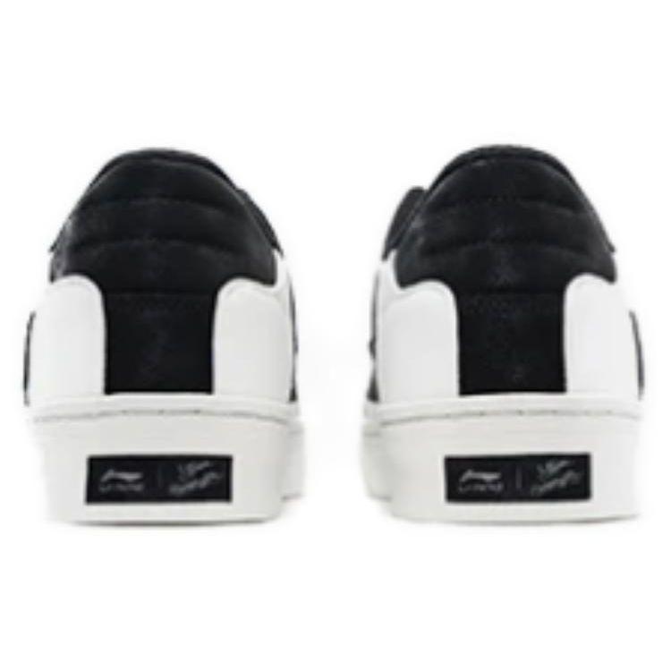 Кроссовки Li Ning Steven Harrington X We Wu 180 Low Skate Culture Low-Top для скейтбординга, специальная серия, женские кроссовки, черный, белый цвет AECS070-3
