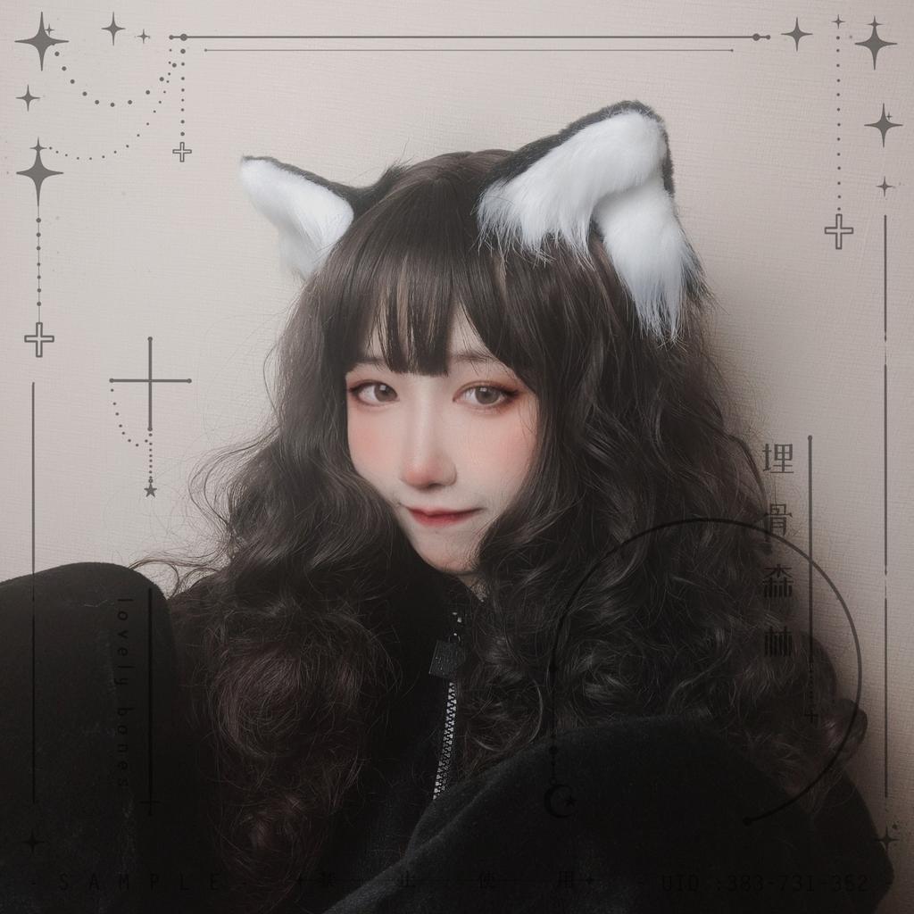 Cat Ears Anime Lolita Hair Accessories Ears Cosplay Kawaii Wig Gothic Headdress Lolita Accessories  Cat Ears Head Band