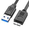 Кабель 5 Гбит/с B к USB 3.0 для жесткого диска, шнур USB 3.0 на B, кабель USB к внешнему жесткому диску, замена зарядного кабеля