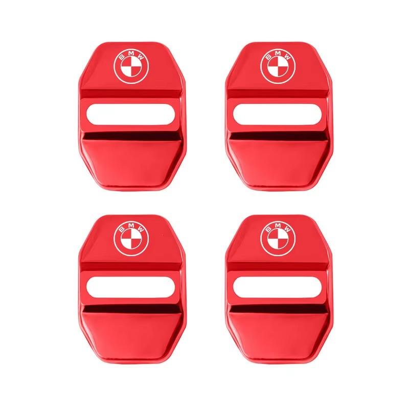 4Pcs Titanium Alloy Car Door Lock Protective Cover For BMW X3 X5 X4 X6 X7 X1 E46 E90 E60 F30 F10 E39 E36 F20 G20 G30 E92 E87 E91 VM4