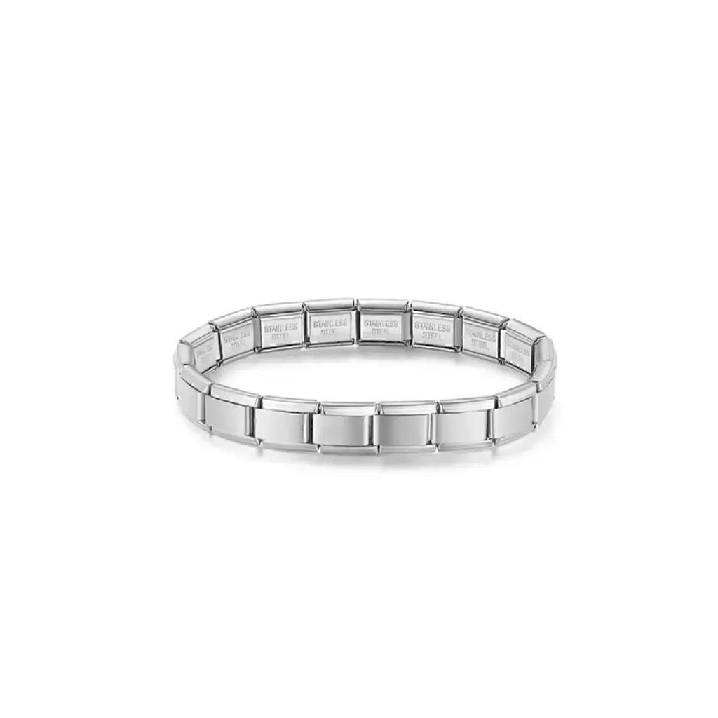 Итальянский браслет-подвеска из нержавеющей стали без надписей