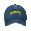Кепка Бейсболка Hulk-Hogan Hulkamania EST 1984 Классическая Потертая Джинсовая Snapback Шляпа для Рестлинга Унисекс Женская Для Улицы Бега Гольфа Мягкая