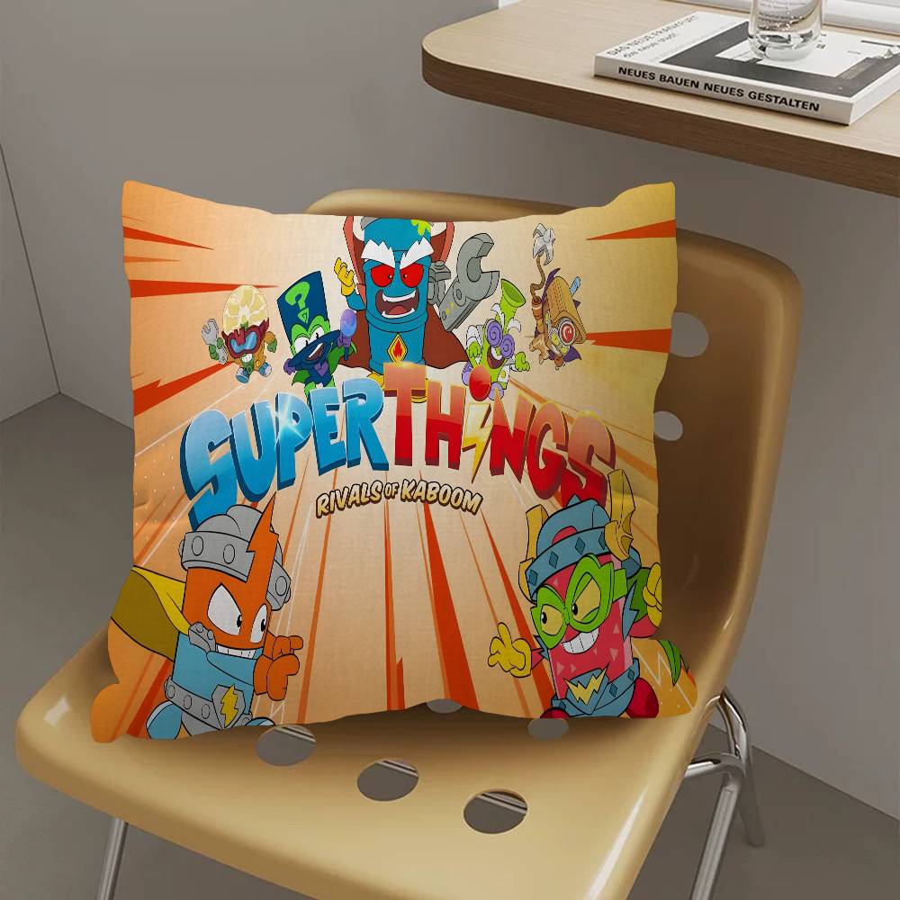 Cute Cartoon Super Zings Pillow Gift Home Office Decoration Bedroom Sofa Car Cushion Cover Case 45X45