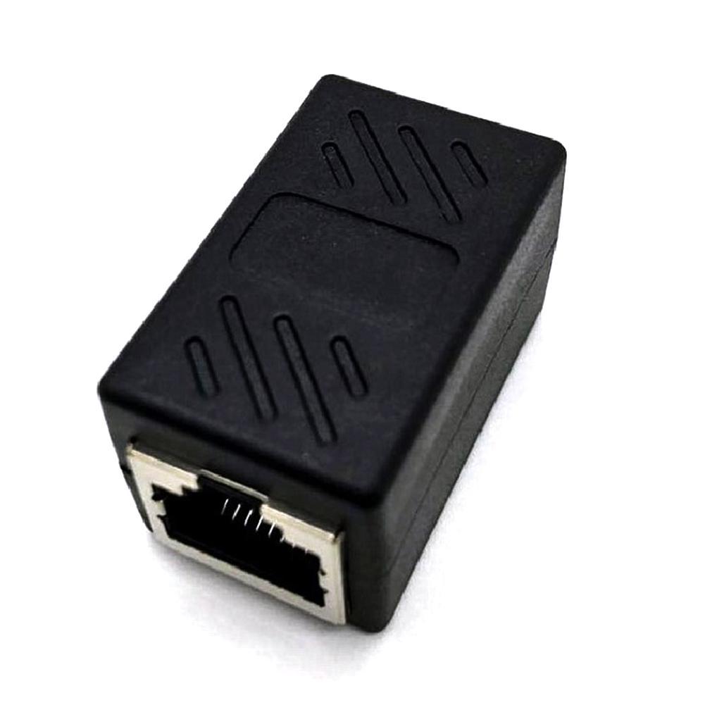RJ45 Cat 5 Cat 6 Cat6a Coupler Extender Connector Ethernet Coupler Female To Female PC Hardware Adapter Cable Extender Converter