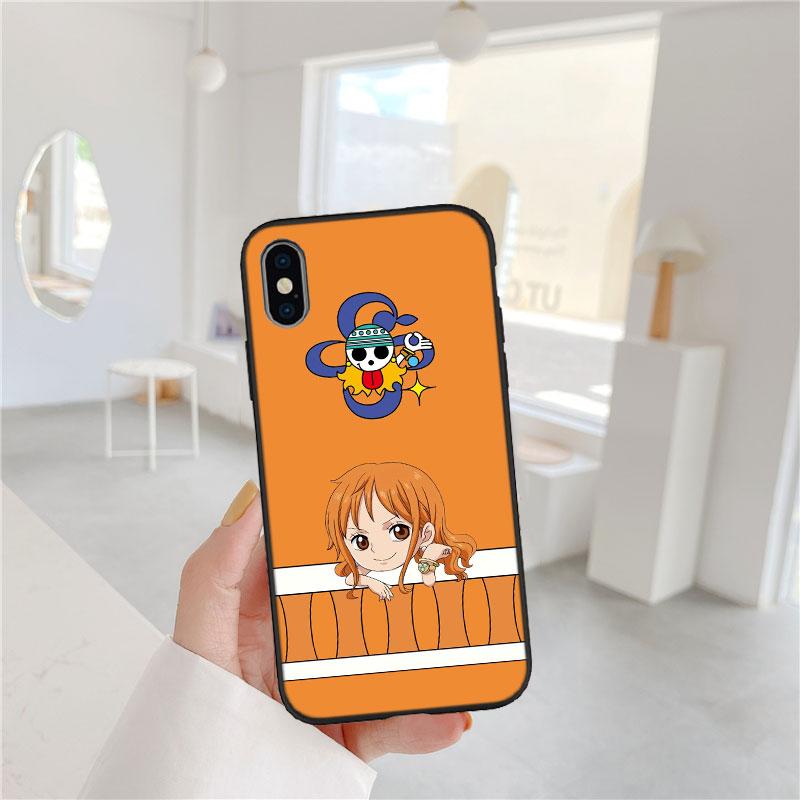 One Piece Luffy Nami Soft Shell Phone Case for OPPO A3 Pro A72 A74 A76 A77 A77S A78 A79 A94 A95 A18 A40M A58