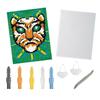 Creative Kit for Children Pixel Art Tiger