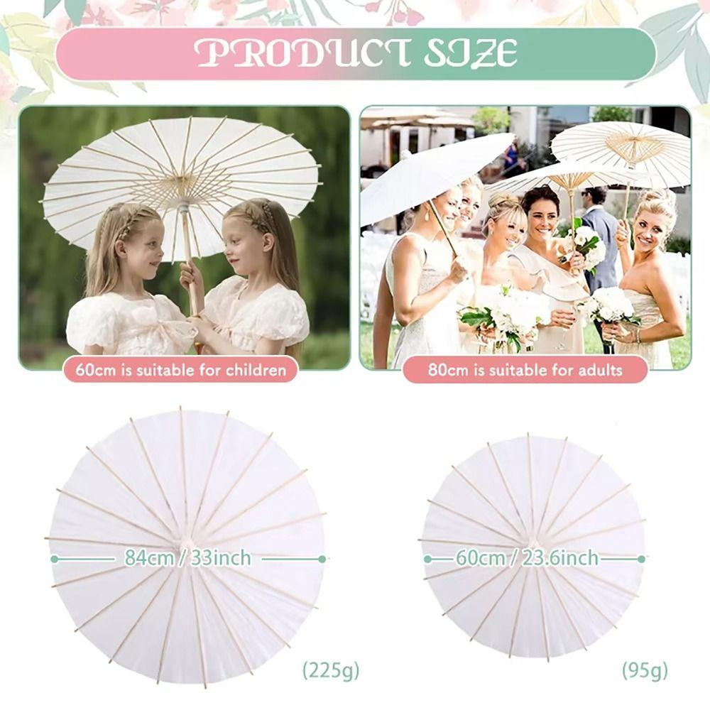 1Pcs Traditional White Wedding Supplies Dia 60/84cm Photography Prop  for Anniversary Wedding Party