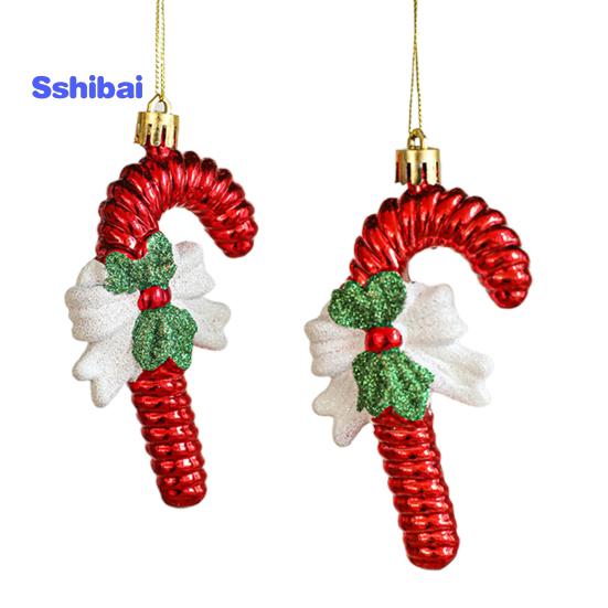 2 шт. Рождественский кулон изысканный грибной пончик в форме Санта-Клауса подвесное украшение для рождественской елки для праздничного украшения