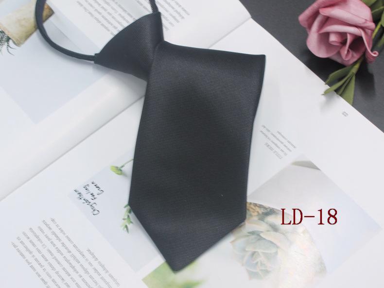 Мужской деловой галстук-молния, 8 см, в красную и черную полоску