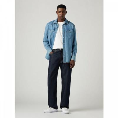 Levi S Мужские 555 Свободные прямые джинсы 000lo0000