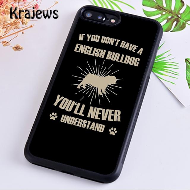 Krajews Anatomy Of A English Bulldog Phone Case Cover For iPhone 17 Air 16 15 14 plus 11 12 13 pro max coque Fundas