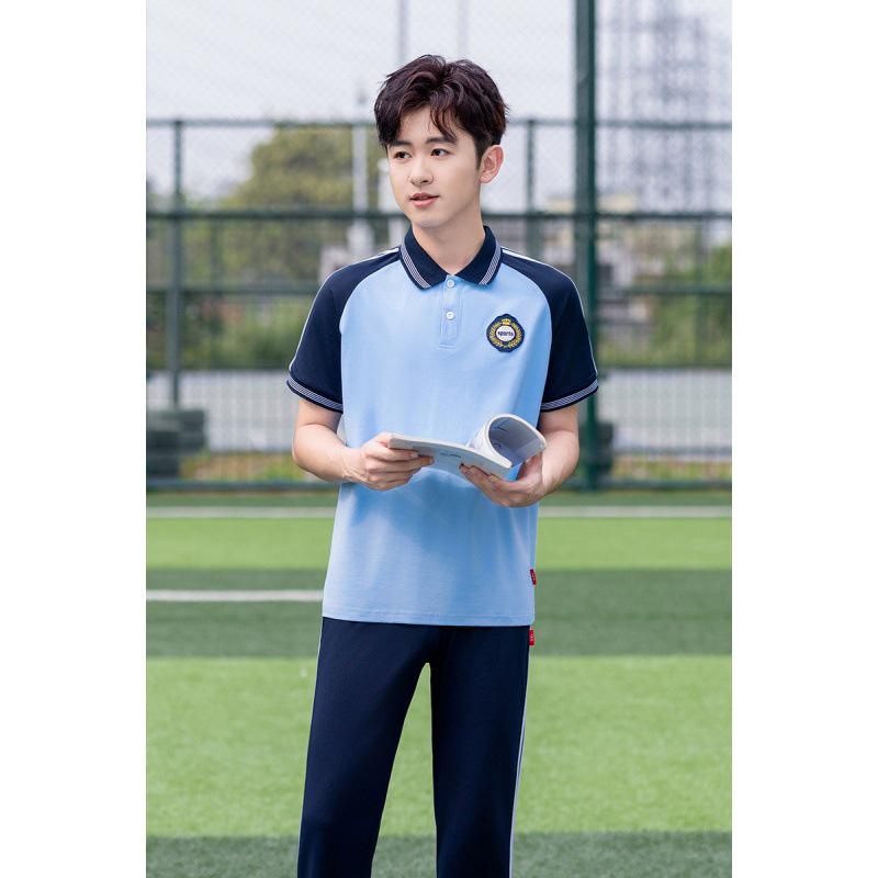 Весенне-осенний комплект спортивной одежды с длинным рукавом для учеников начальной и средней школы