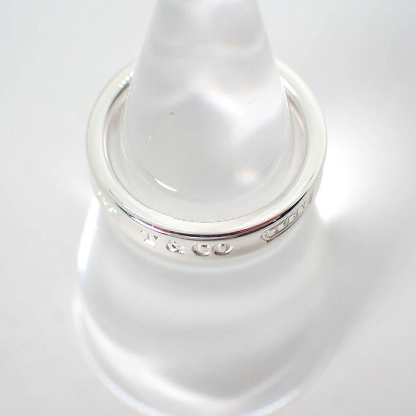 [Б/у] TIFFANY/Tiffany Ag925 1837 узкое кольцо/7.5/g441-58