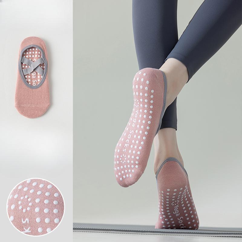 Women's Summer Thin Cotton Indoor Professional Yoga Fitness Dance Pilates Sports Non Slip Socks