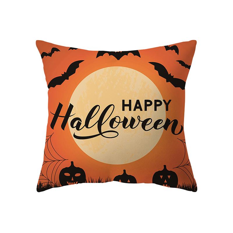 Pumpkin Collection Halloween Theme Pillow Cover Sofa Cushion  Holiday Gift Party Decoration Home Decor