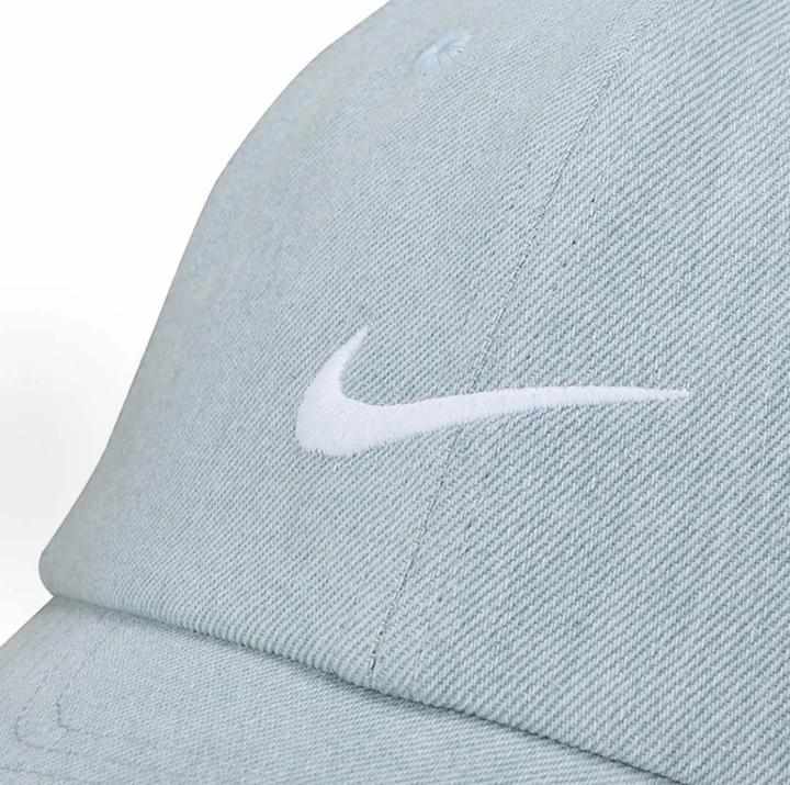 Nike Ретро Кепка с Вышивкой Логотипа, Изогнутым Козырьком для Молодых Мужчин Женщин, Регулируемая, Дышащая, Защита от УФ Излучения Головной Убор N32543017GS-002