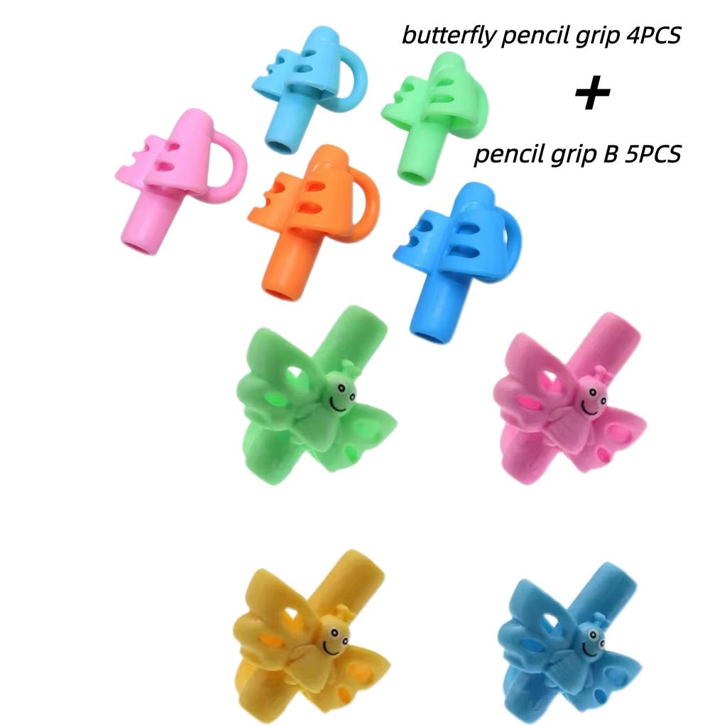 1/3 шт., детский держатель для карандашей, обучающая практика, силиконовая ручка, устройство для коррекции осанки для студентов