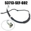 Practical Car Accessories Feed Hose Hose 53713-SEF-G02 Direct Replacement Plug-and-play Power Steering Feed Hose