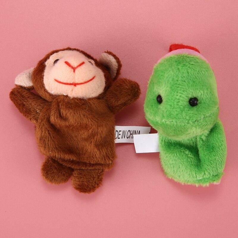 12 шт. пальчиковые куклы, тканевые куклы, детские семейные развивающие ручные игрушки с героями мультфильмов, реквизит для повествования