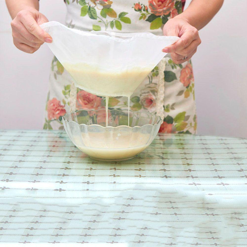 Strainer Soymilk Cheesecloth Food Colander Nylon Filter Bag Nut Milk Bag Bowl Shape Coffee Filter