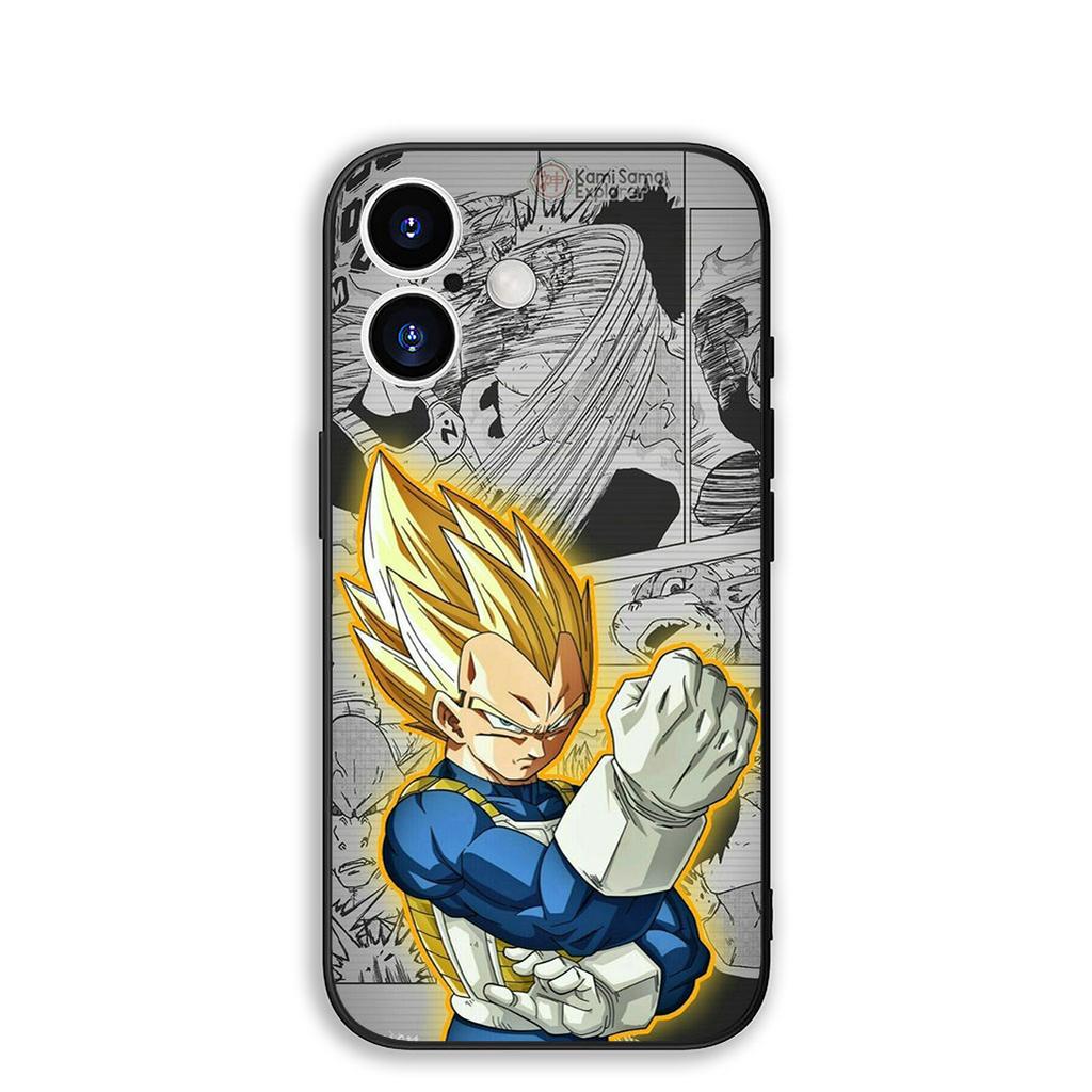 Cover for Apple iPhone 17 16 Plus 13 12 Pro Max Mini X XR Xs ProMax 16E 15+ 17+ Air Phone Case Vegeta Dragons Gokus Balls Super