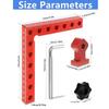 L Shape Corner Clamps 90 Degree Woodworking Positioning Block  Drawers Assembly