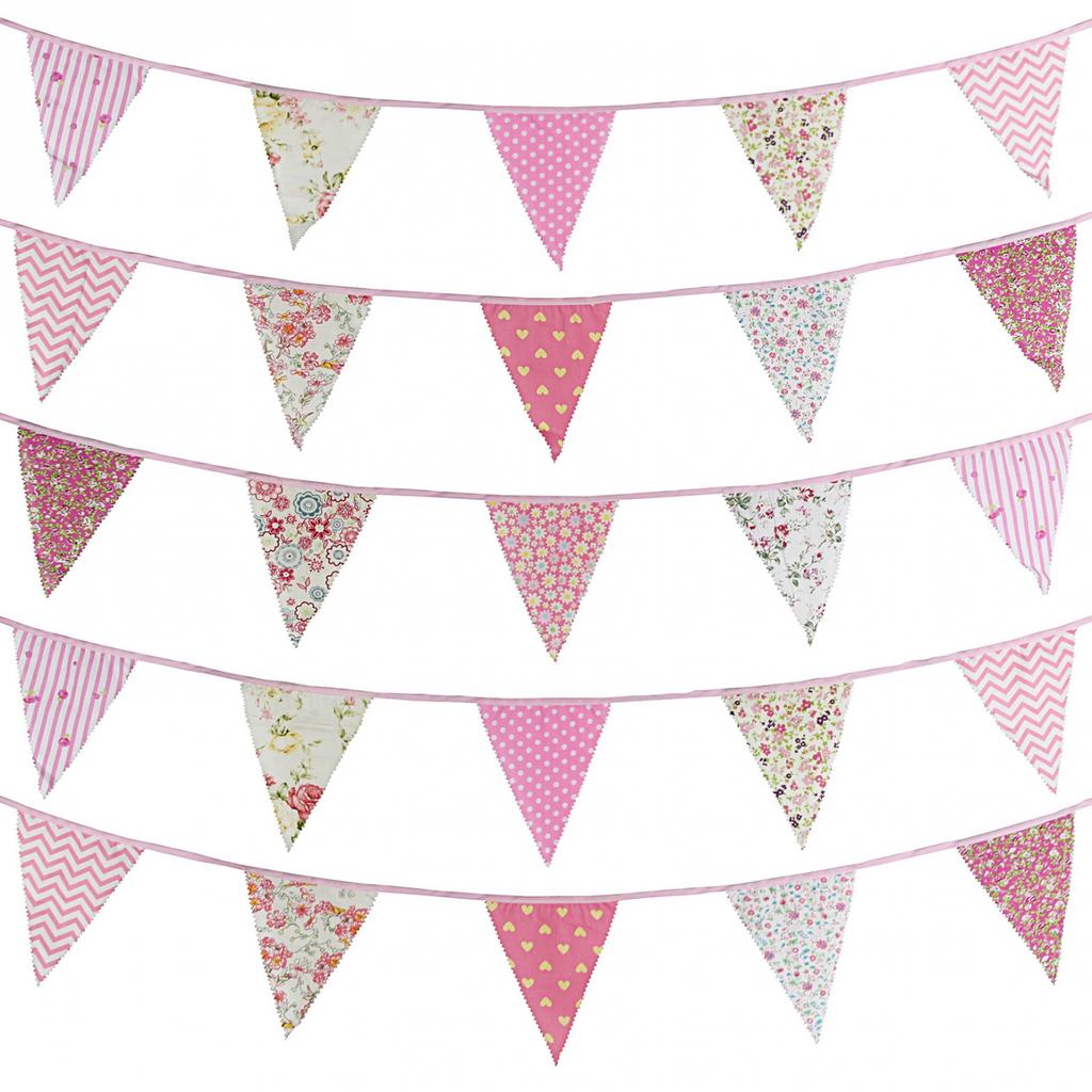 Cotton Banner For Weddings Garden Parties Height 17.46cm