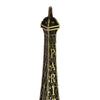 Retro Paris Eiffel Tower Model Home Desk Bronze Metal Statue Figurine Decor