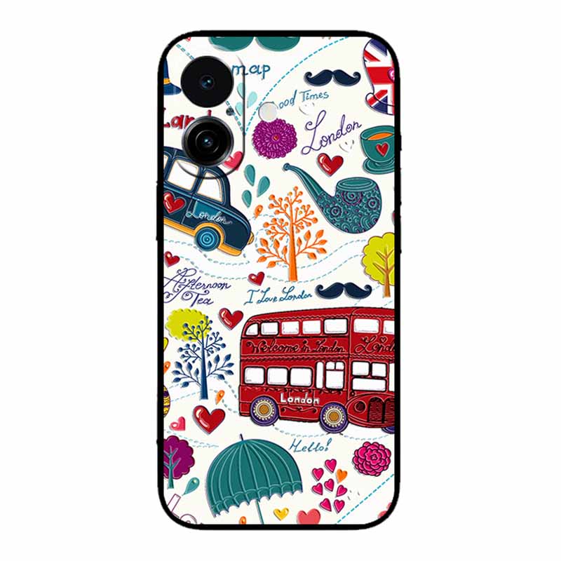 3D Тисненый Чехол Для iphone 17 2025 Чехол Для Телефона Coque Цветы Черный Силикон Мягкая Задняя Крышка Для iphone 17 5G Чехол 6.3" Funda Оболочка