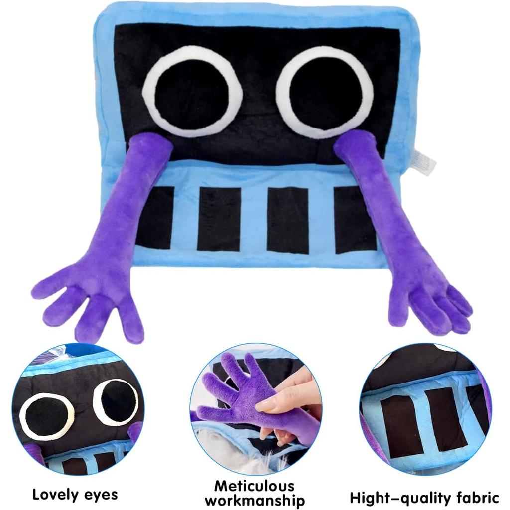 Плюшевая кукла Rainbow Friends, Rainbow Friends Wiki, мягкая кукла из игры ужасов, плюшевая кукла-игрушка Rainbow Friends для мальчиков и девочек и любителей игр