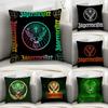 Классический Бренд JJagermeister Наволочка Плюшевая Ткань Мягкая Двусторонняя Печать Диван Теплый Зимний Дом Подарок Ребенку Наволочка