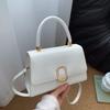 Women Casual Solid Color Lightweight Small Square Crossbody Shoulder Bag For Daily Commuting