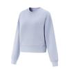 Comfortable Loose Fit Drop Shoulder Simple Versatile Solid Color Crew Neck Pullover Sweatshirt Women Sweatshirt Frost-Blue AWDV508-6