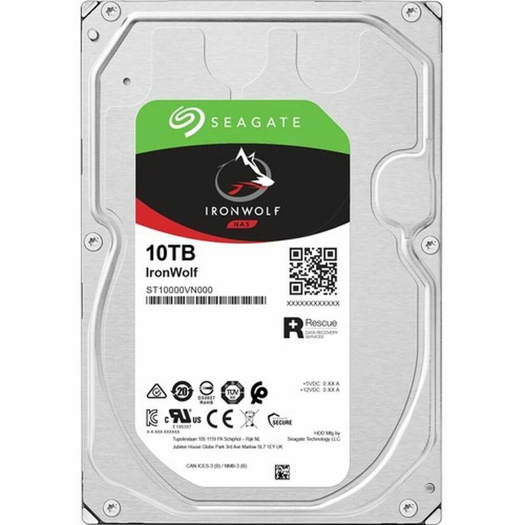 Seagate IronWolf ST10000VN000 Internal Hard Drive 10 TB 3.5 inches