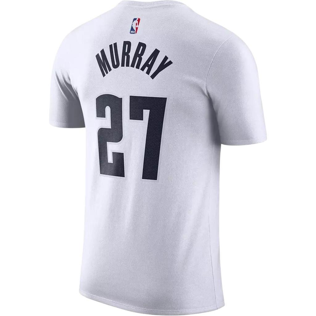 Nike Денвер Наггетс НБА 2024-25 City Edition Модная удобная футболка с коротким рукавом и круглым вырезом Мужские топы HJ2771-101