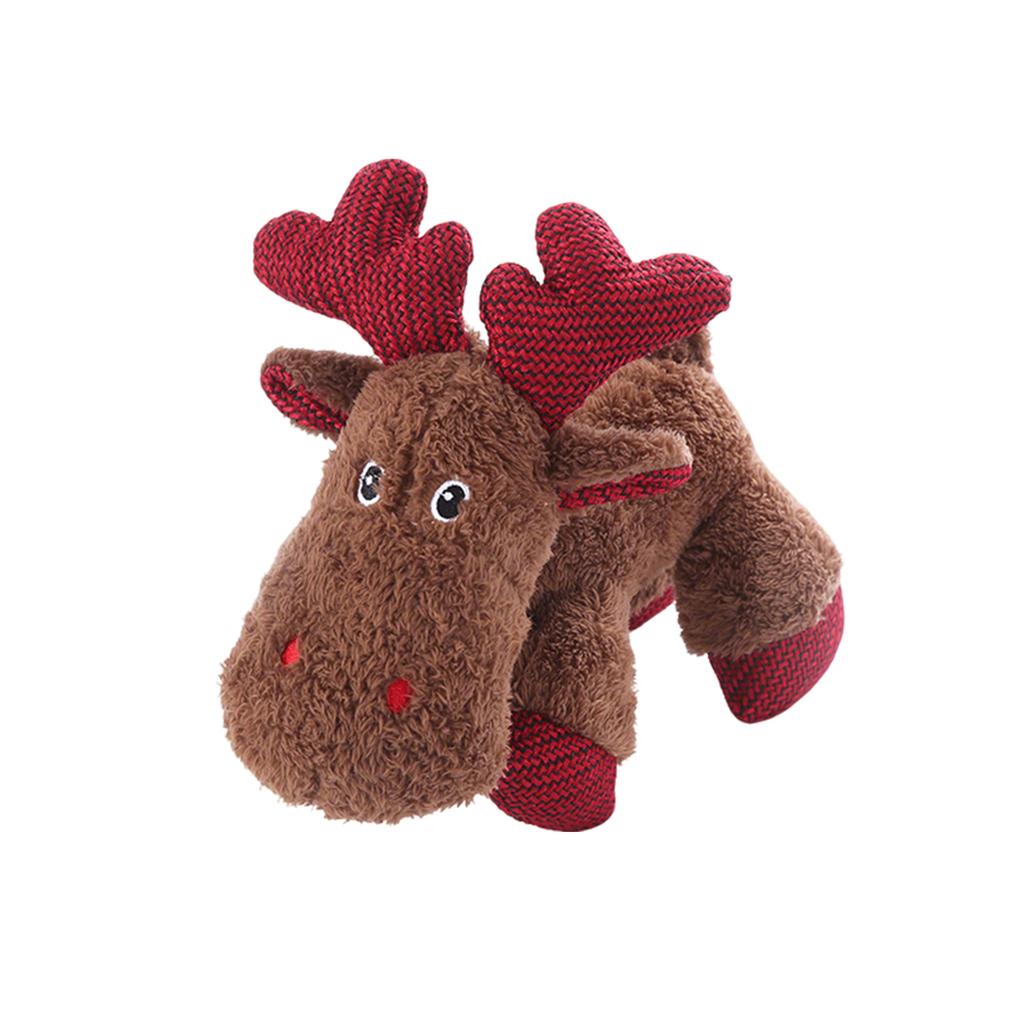 Christmas Squeaky Dog Toy, Plush Chew Toy For Small And Medium Dogs