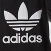 adidas Футболка с трилистником черно-белая