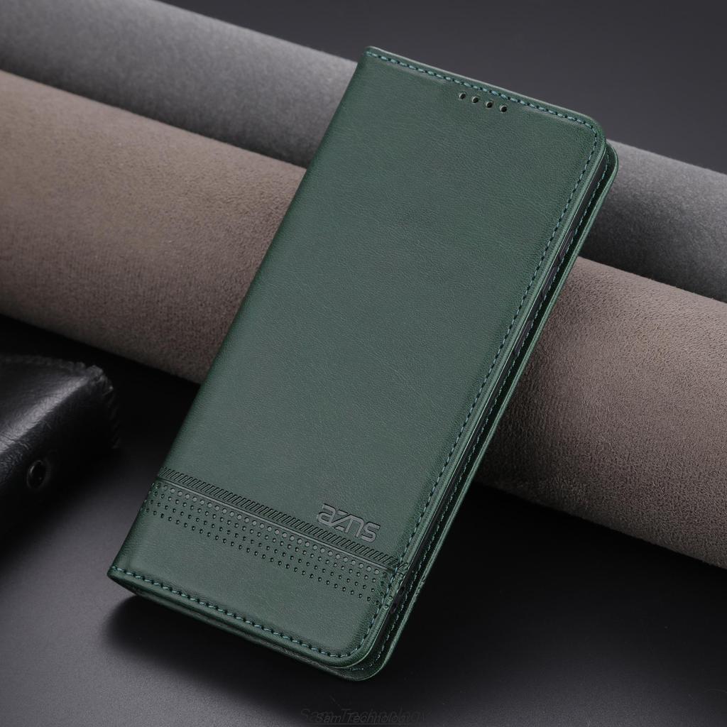 Deluxe Magnetic Adsorption Leather Fitted Case for Samsung Galaxy A25 Flip Cover Protective Case Capa Fundas Coque