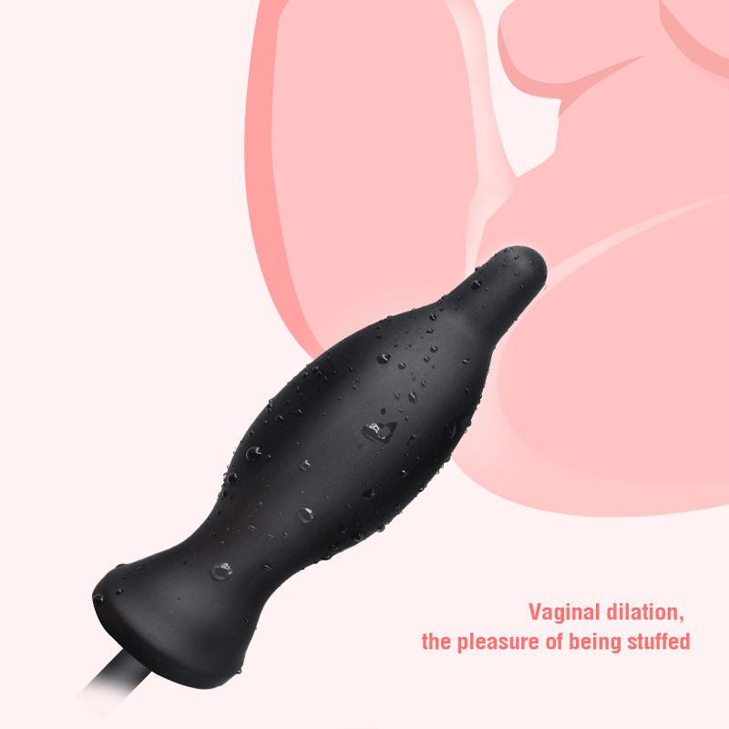 Vibrator Inflatable Silicon Huge Big Anal Plug Dildo Pump Anal Dilator Expandable Prostate Massager Butt Plug Anal Balls Sex Toy