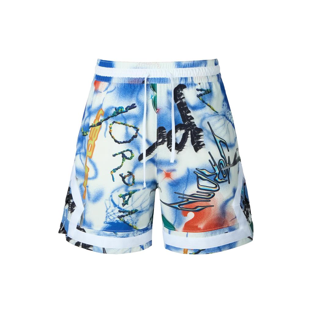 Jordan SportDri FIT Diamond Casual Shorts Men's White/Black HF9942-100