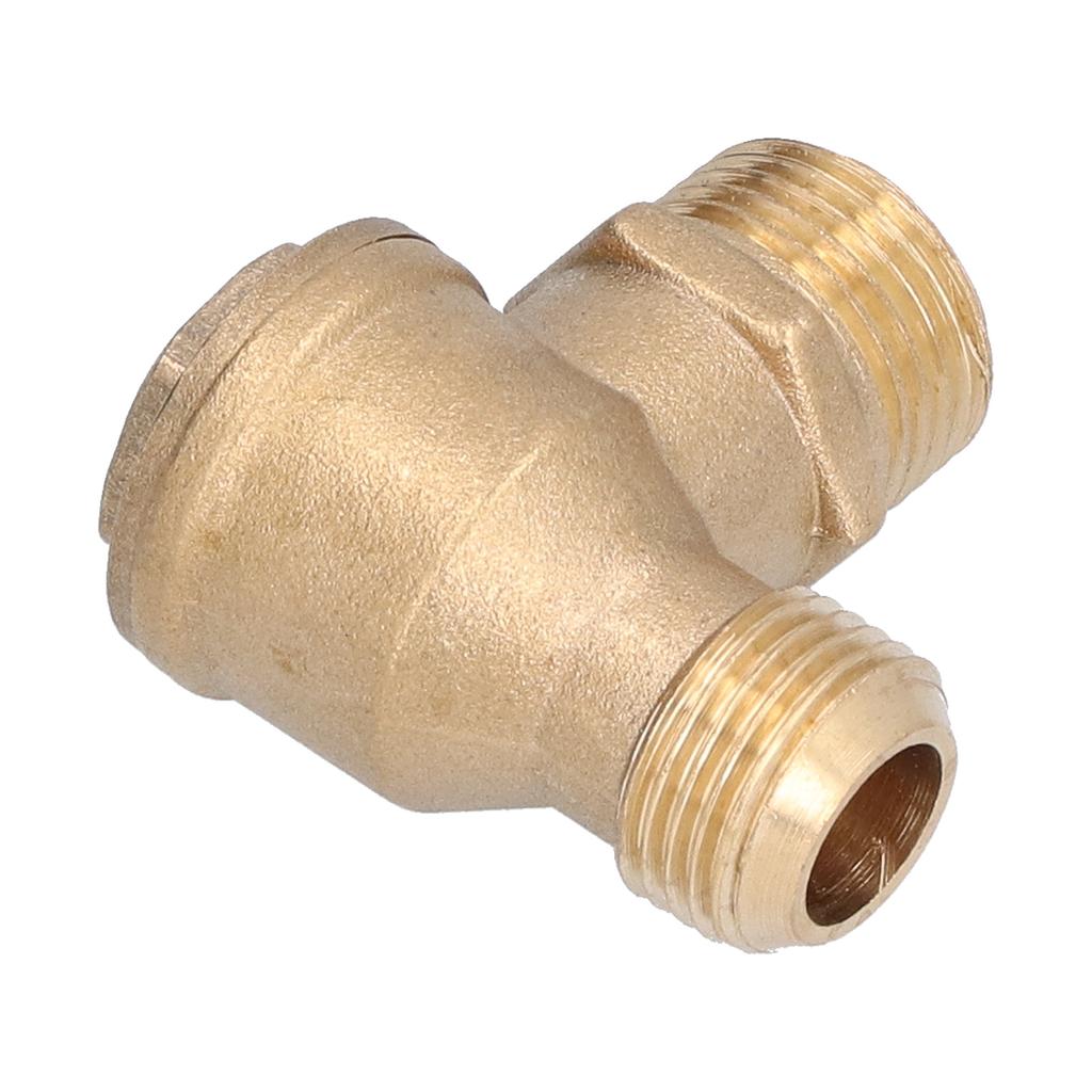 Check Valve TwoWay Brass Corrosion Resistant Replaceable Accessories for Air Compressor