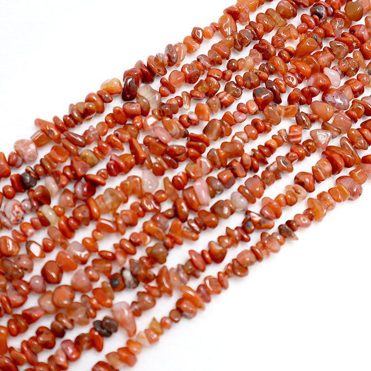 Ожерелье из натурального аметиста, 80 см - Полированные, Неправильные полоски для изготовления украшений и браслетов своими руками