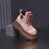 Thick-soled Cm Hollow Rhubarb Boots Women's Summer New Popular Boots Versatile Short Boots Single Boots Women