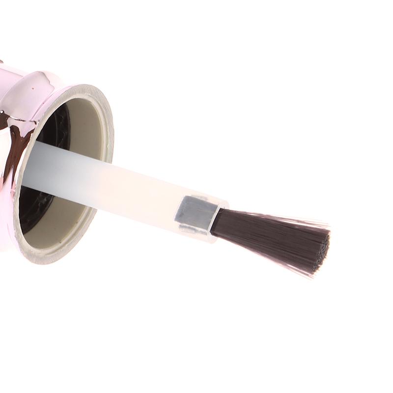 Пустой стеклянный флакон для лака для ногтей объемом 12 мл, контейнер для геля для ногтей, флакон для масла для маникюра, инструменты для нейл-арта с кисточкой и крышкой.