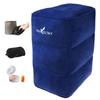 Footrest for Airplane Foot Air Foot Pillow Foot Travel Economy Class Syndrome No Pump Storage Bag VanFn Airplanes, Rest, Ottoman, Cushion, Car,