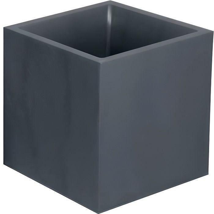 EDA Bac Carré Volcania 40 Cm - 31 L - Gris Anthracite